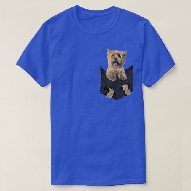 Funny Cairn Terrier in Your Pocket for Cairn Terri T-Shirt (Design Front)