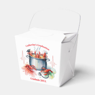 Funny Cajun Nurse Graduation Party Favor Box
