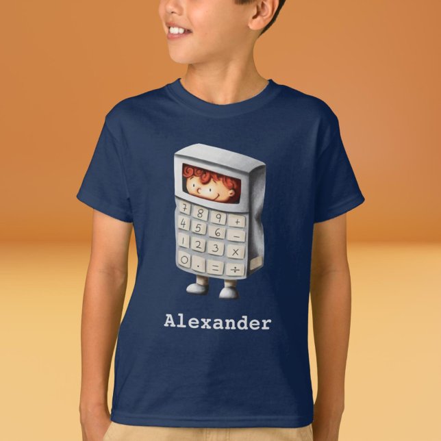 Funny Calculator Kids Math T-Shirt (Creator Uploaded)