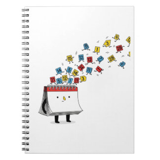 Funny Calendar Cartoon Notebook – Escaping Journal