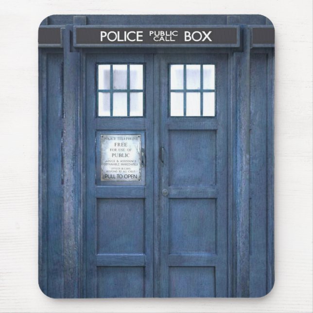 Funny Call Box Mouse Pad (Front)
