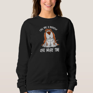 Funny Call Me A Beagle Basset Hound Dog Raglan Sweatshirt