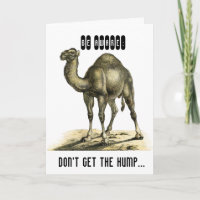 FUNNY CAMEL CARTE D'ANNIVERSAIRE PERSONNALISÉE