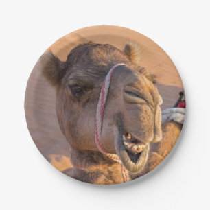 Funny Camel Paper Plate