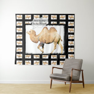Funny Camel Stop Staring at my Humps  Tapestry