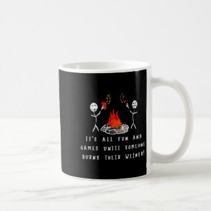 Funny Camng Burnt Weiner  Coffee Mug