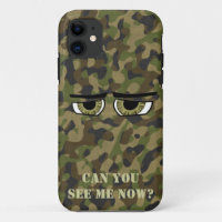 Funny Camouflaged Eyes, Military, Hunters, Army