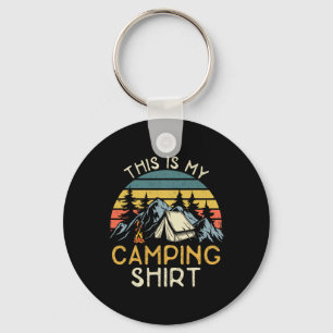 Funny Camper Hiking Nature Camping Rv This Is My C Keychain