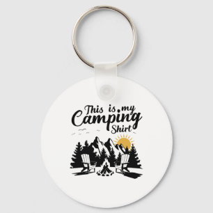 Funny Camper Hiking Nature Camping Rv This Is My C Keychain