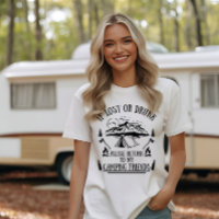 Funny camper slogan camping drinking sayings