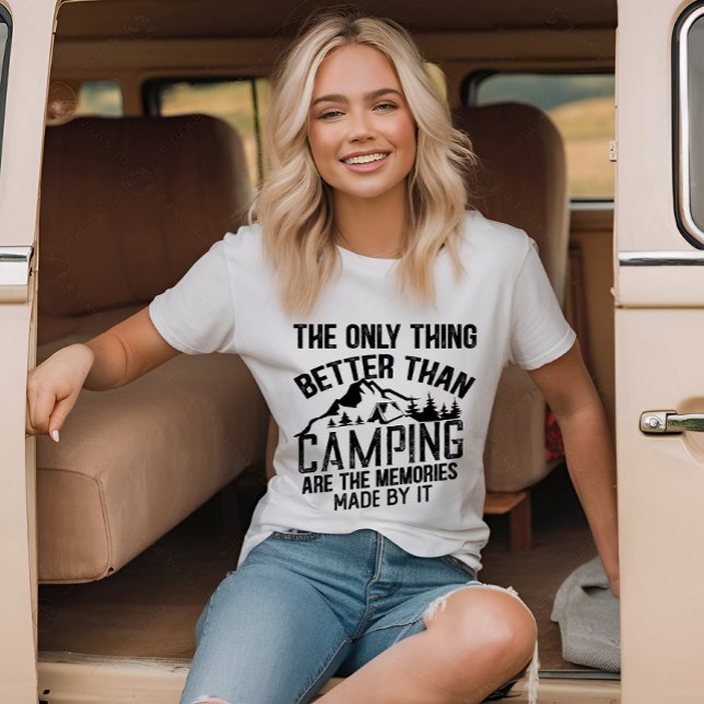 Funny camper slogan summer camping quotes T-Shirt (Creator Uploaded)