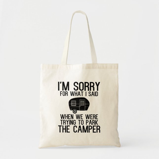 Funny Camper tote bag (Front)