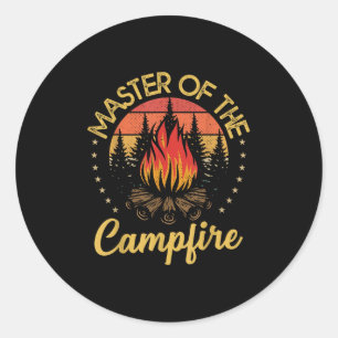 Funny Camping And Hiking Gifts For Men And Women M Classic Round Sticker