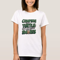 Funny Camping Animal Turtle