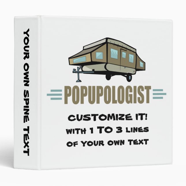 Funny Camping Binder (Front/Spine)