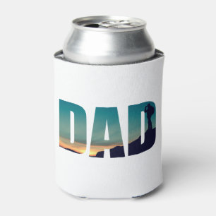 Funny camping camper hiking hiker dad can cooler