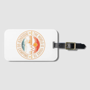 Funny Camping Campfire Smores Quote Luggage Tag