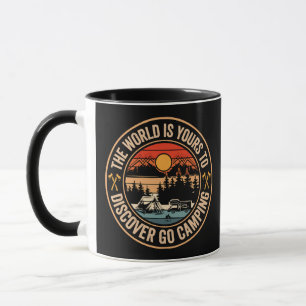 Funny Camping Campfire Smores Quote Mug
