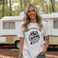 Funny camping crew slogan camper friends