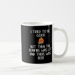 Funny Camping Graphic Shirt For Men Camping Beer Q Coffee Mug