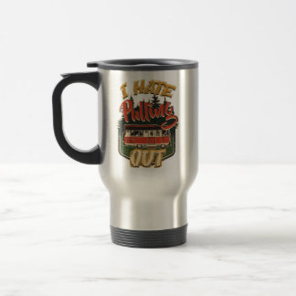 Funny Camping I Hate Pulling Out Retro Travel Trai Mug