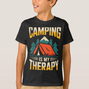 Funny camping is my therapy T-Shirt