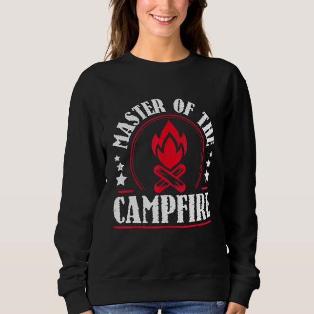 Funny Camping  Men Women Campfire  Tee (Front)