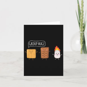 Funny Camping Roasting Bonfire Adventure  Card