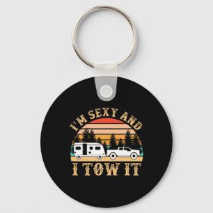 Funny Camping Rv Im Y And I Tow It Rv Camper  Keychain