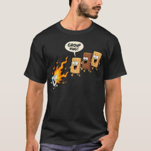Funny Camping Smores Group Hug Cute S'Mores T-Shirt