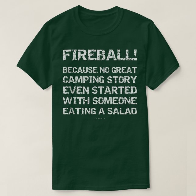 Funny Camping Tanks Love Fireball Gift 19 (Design Front)