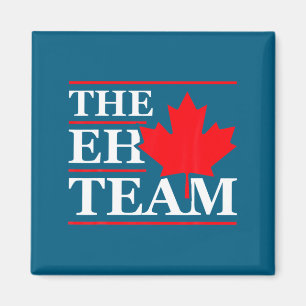 Funny Canada Eh Team Canadian Comedy Sarcasm Map  Magnet