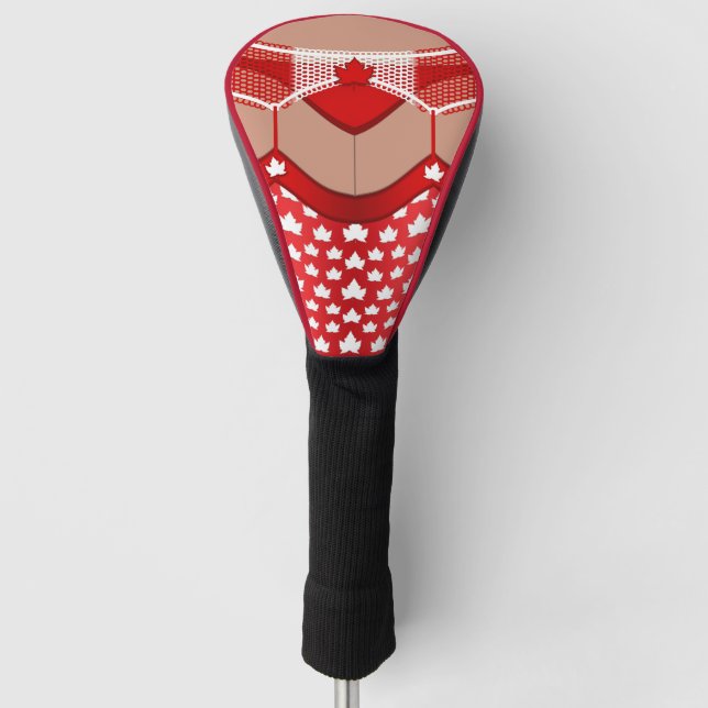 Funny Canada Golf Gifts Novelty Driver Cover (Front)