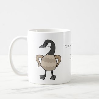 Funny Canada Goose Guard Canadian Gift Custom Name