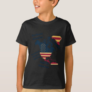 Funny Canada Greenland Gulf Of Mexico And United S T-Shirt