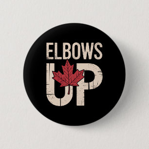 Funny Canada Meme Elbows Up (1)  2 Inch Round Button