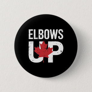 Funny Canada Meme Elbows Up  2 Inch Round Button