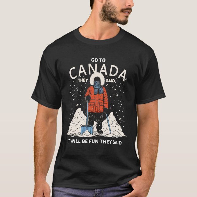 Funny Canada  T-Shirt (Front)
