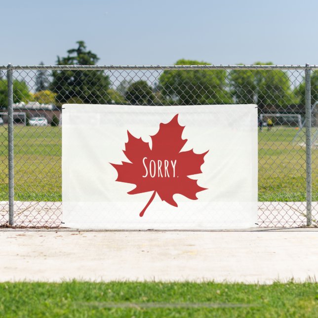 Funny Canadian Banner (Insitu)