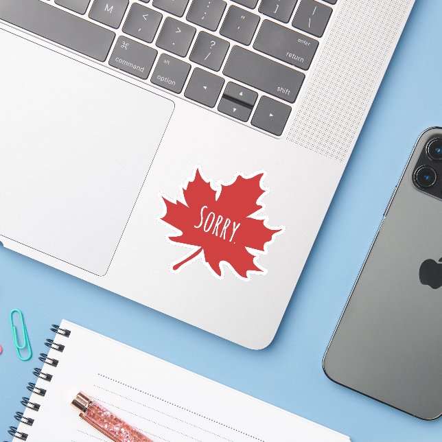 Funny Canadian Canada Day (Laptop w/ iPhone)