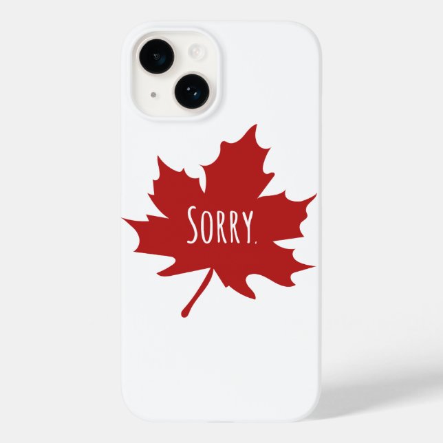 Funny Canadian Case-Mate iPhone Case (Back)