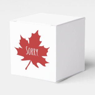 Funny Canadian Favor Box