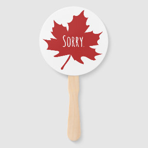 Funny Canadian Hand Fan