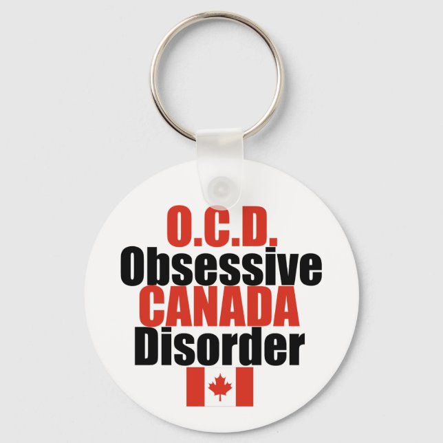 Funny Canadian Keychain (Front)