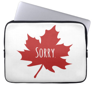 Funny Canadian Laptop Sleeve