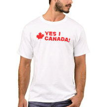 Funny Canadian Pride – Yes I Canada! Quote Design