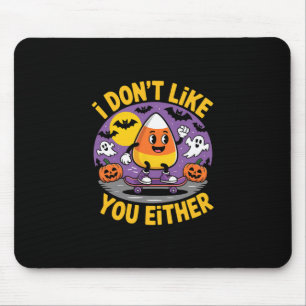 Funny Candy Corn Halloween Skateboarding Gift Mouse Pad