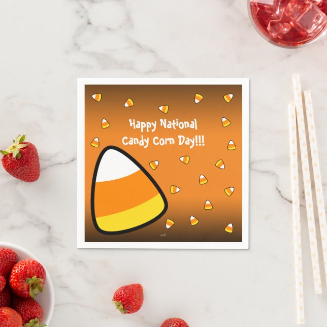 Funny Candy Corn Napkin (Insitu)