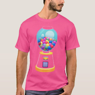 Funny Candy Gumball Machine Cosplay Diy Halloween T-Shirt