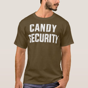 Funny candy security lazy halloween costume T-Shirt